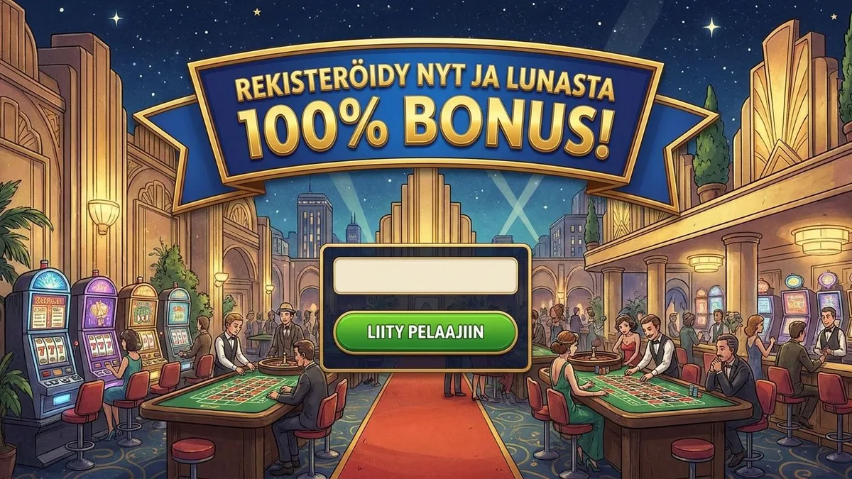 Rekisteröidy bonuksen kanssa